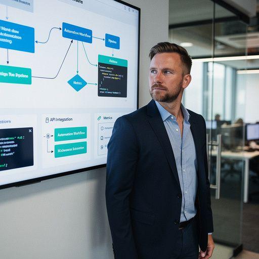 Graph showing productivity improvements after implementing software automation techniques