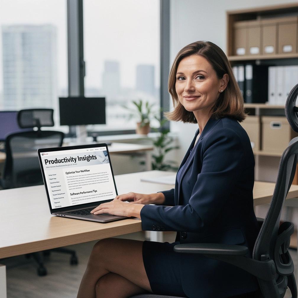 Team meeting discussing software optimization strategies with charts and laptops on the table
